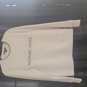 Michael Kors White Womens Crew Neck Sweatshirt